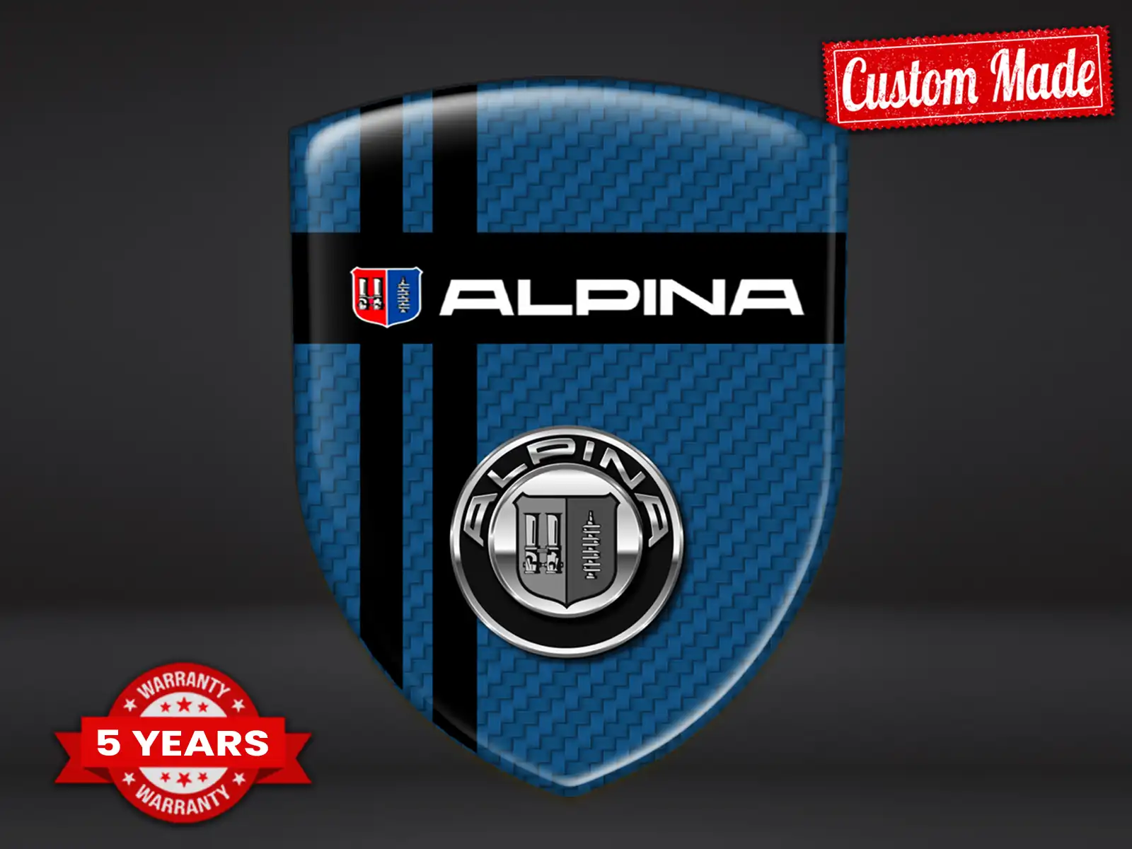 Alpina Autofenstersticker Robust Universal Hochwertig
